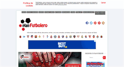 Desktop Screenshot of planfutbolero.com